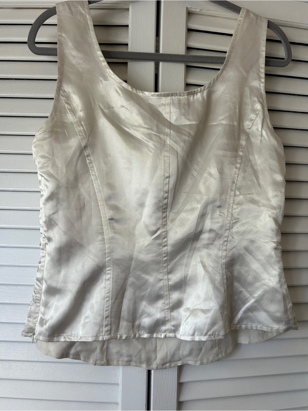 Vintage Embroidered / Beaded Corset Top - Picture 4 of 4